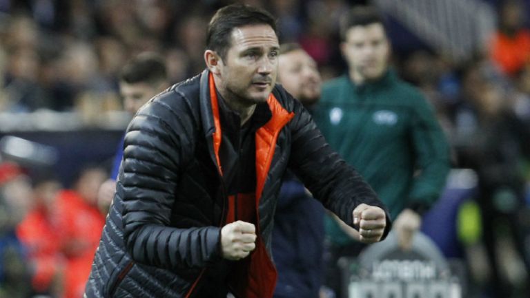 Frank Lampard durante un partido del Chelsea