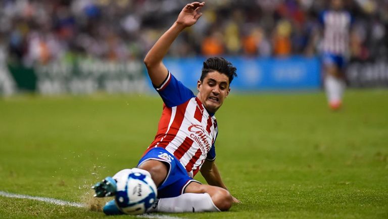 Josecarlos van Rankin, en un partido de Chivas