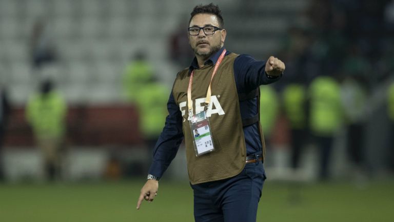 Mohamed durante un juego de Rayados 