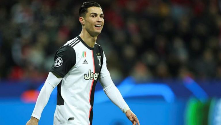 Cristiano, en un partido de la Juventus