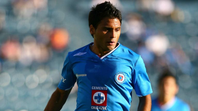 Maximiliano Biancucchi, en un partido de Cruz Azul