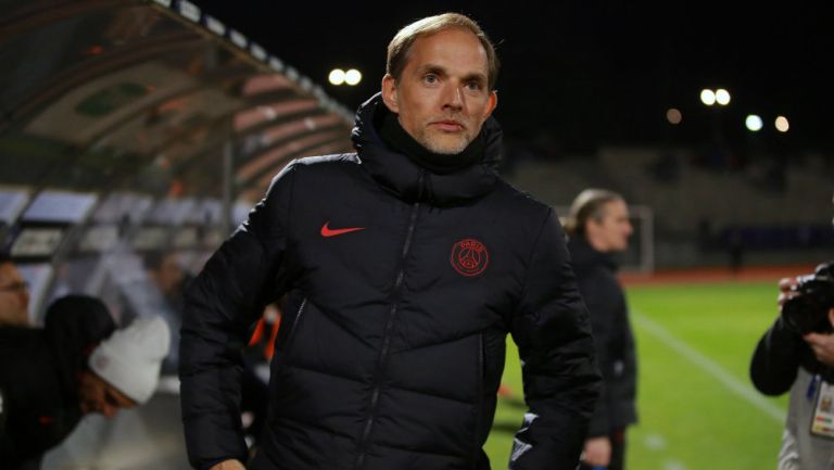  Thomas Tuchel dirigiendo partido del PSG