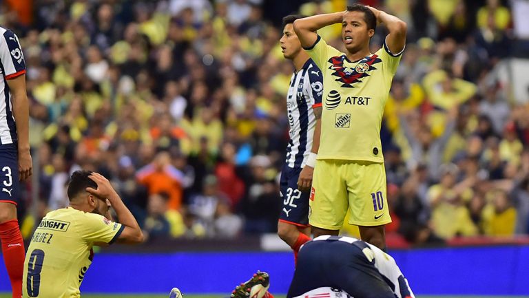 Giovani, en lamento en la Final ante Rayados