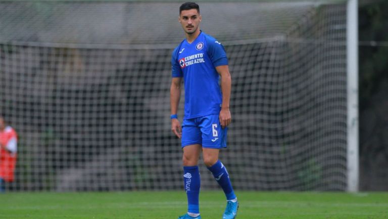 Stephen Eustáquio, en un partido de Cruz Azul