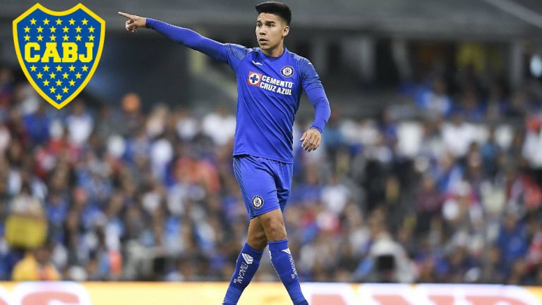 Pol Fernández, durante un juego de Cruz Azul