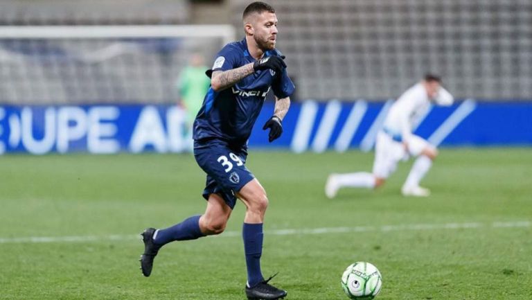 Jérémy Ménez, en un juego del París FC