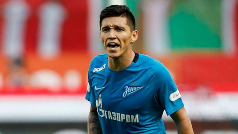 Matías Kranevitter en partido con el Zenit