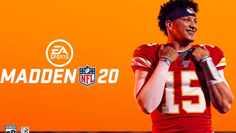 Patrick Mahomes en la portada del Madden 2020