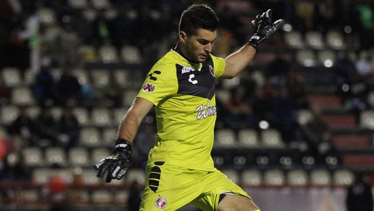 Julio González, en un juego con Veracruz en Copa en 2019