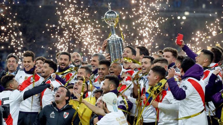 River Plate celebra el título de Copa Libertadores 