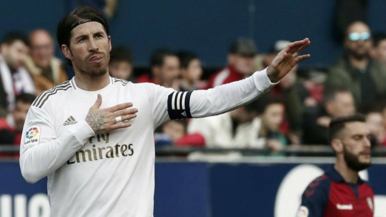 Ramos, en el partido ante Osasuna