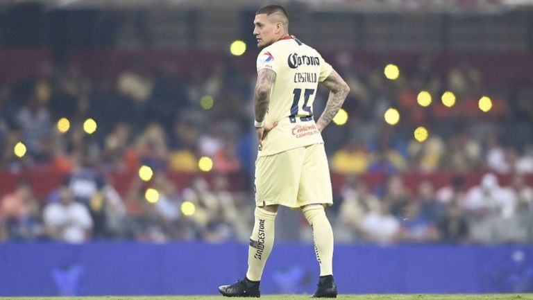 Castillo, en un partido del América