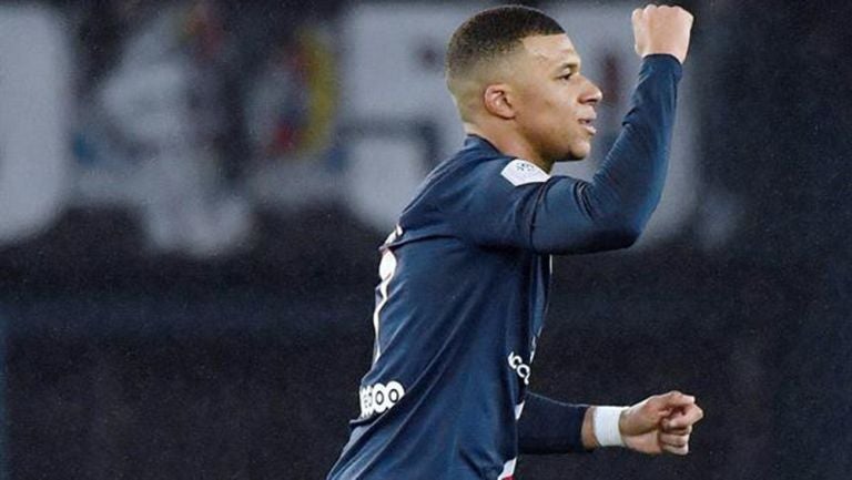 Mbappé, en un partido del PSG