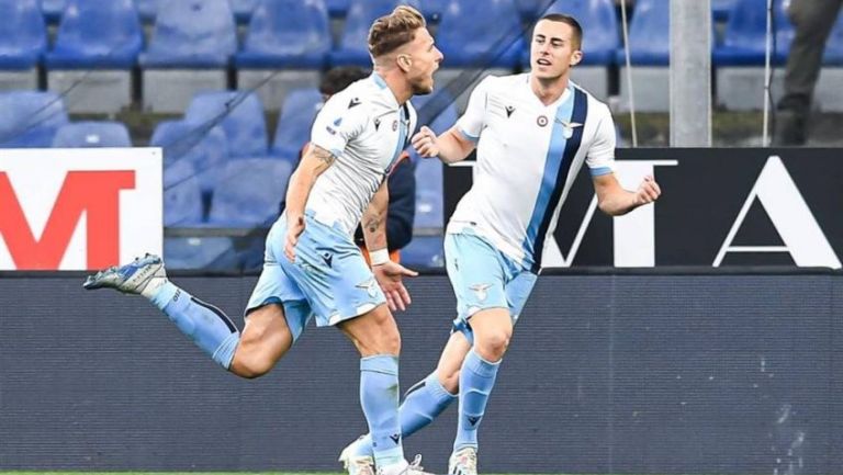 Immobile festeja un nuevo triunfo 