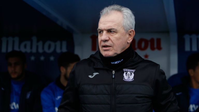 Javier Aguirre en un juego edl Leganés