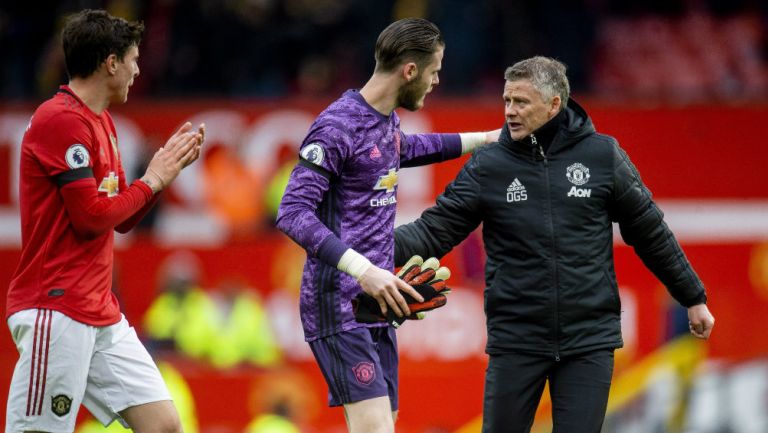 Ole Gunnar Solskjaer y David de Gea