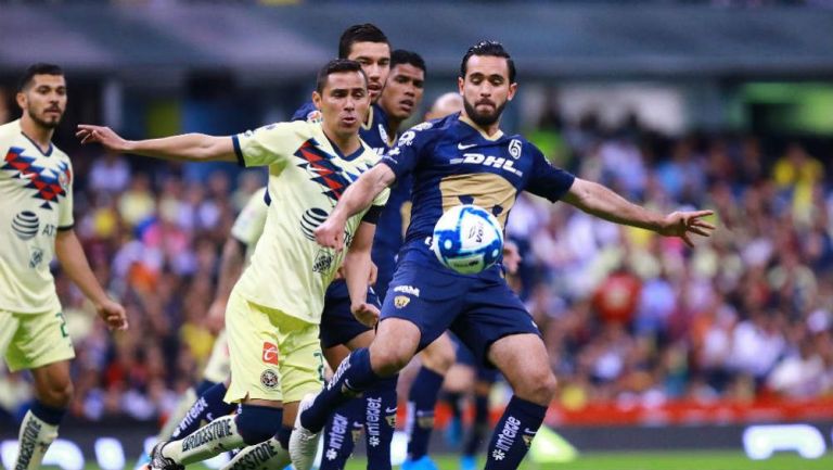 Pumas y América, en un partido