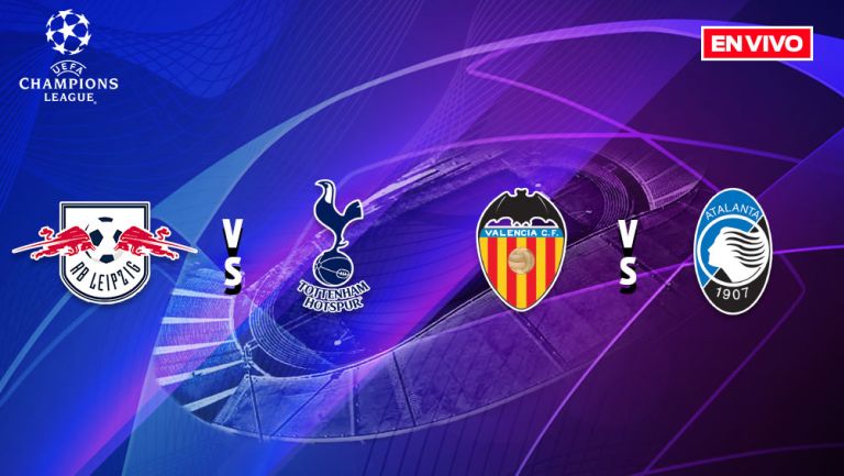 EN VIVO Y EN DIRECTO: RB Leipzig vs Tottenham y Valencia vs Atalanta