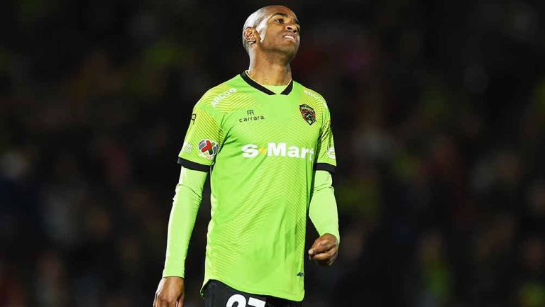 Diego Rolán, en un partido de Juárez