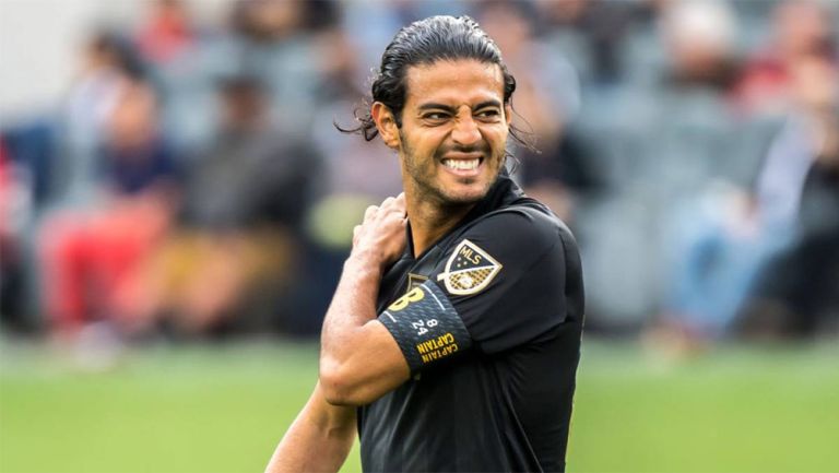 Carlos Vela en partido con el LAFC