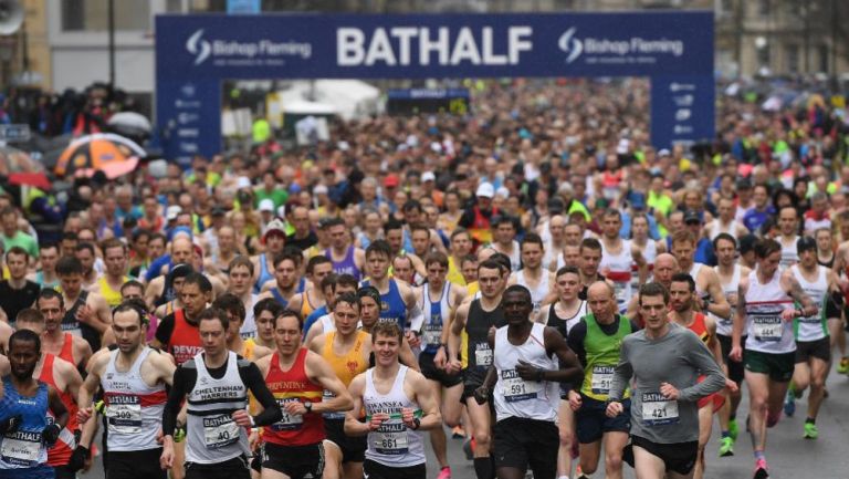 Medio Maratón en Bath, Inglaterra 