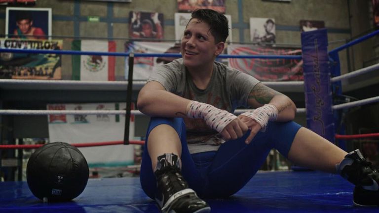 Tigre Jiménez, durante un entrenamiento