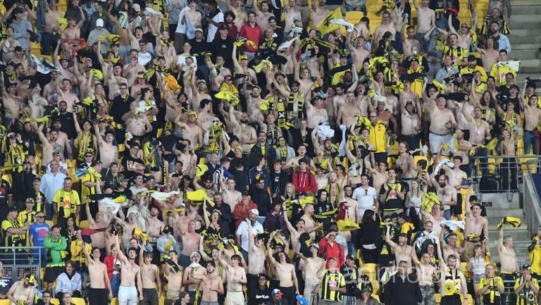 Fans apoyan a su equipo en la A-League