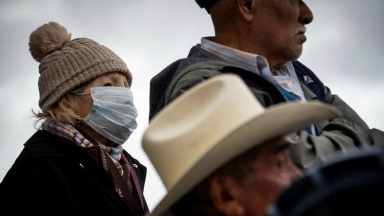 Pueblo mexicano tomando precauciones 