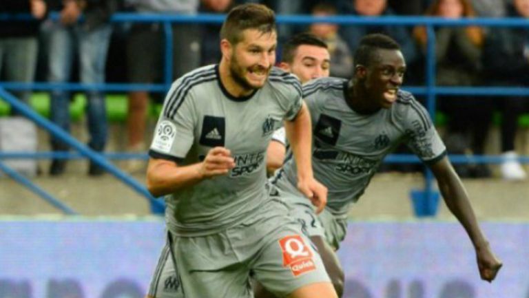 Gignac y Benjamin Mendy en su paso por el Marsella