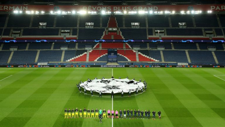 Partido del PSG en Champions League