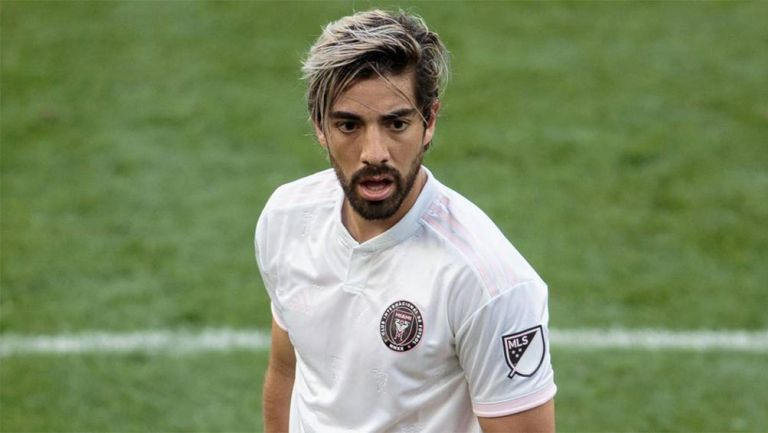 Rodolfo Pizarro en partido con el Inter de Miami