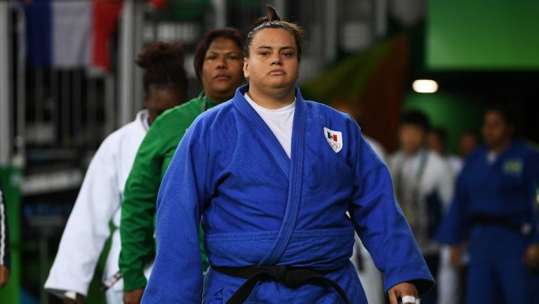 Vanessa Zambotti antes de un combate