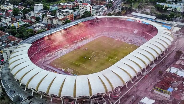 El Estadio Pascual Guerrero en un partido 