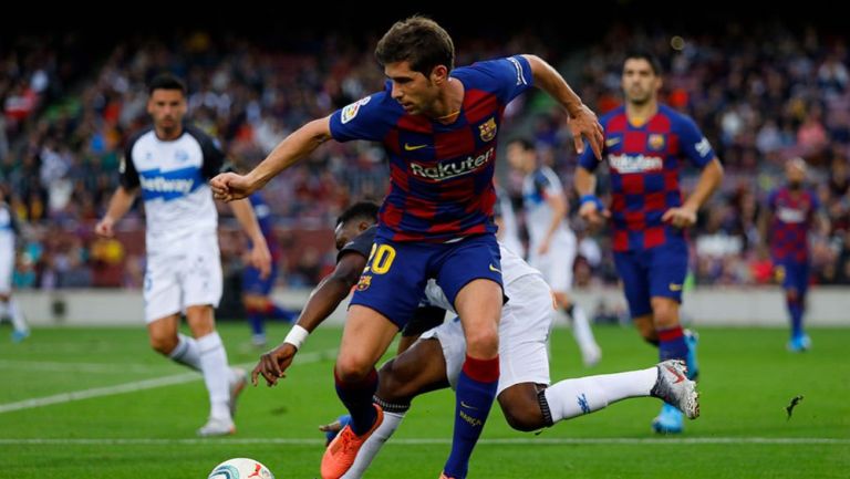 Sergi Roberto, en un juego del Barcelona