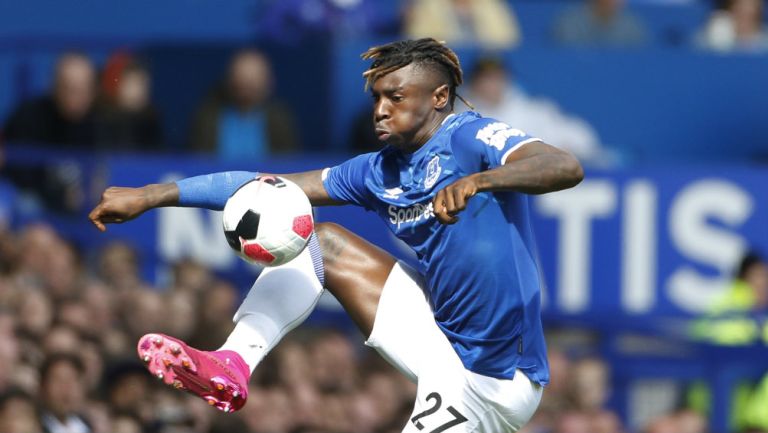 Moise Kean durante un partido del Everton