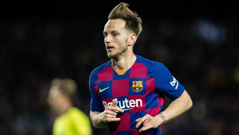 Ivan Rakitic durante un partido del Barcelona