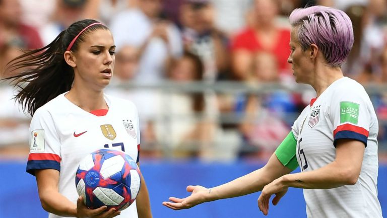 Alex Morgan y Megan Rapinoe