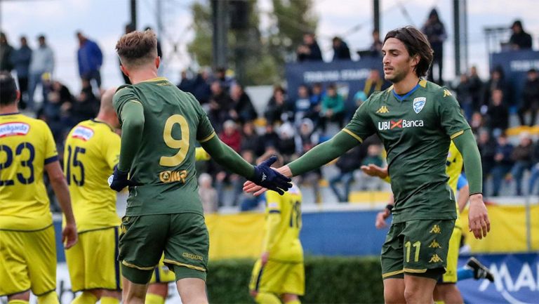 Jugadores del Brescia durante un partido