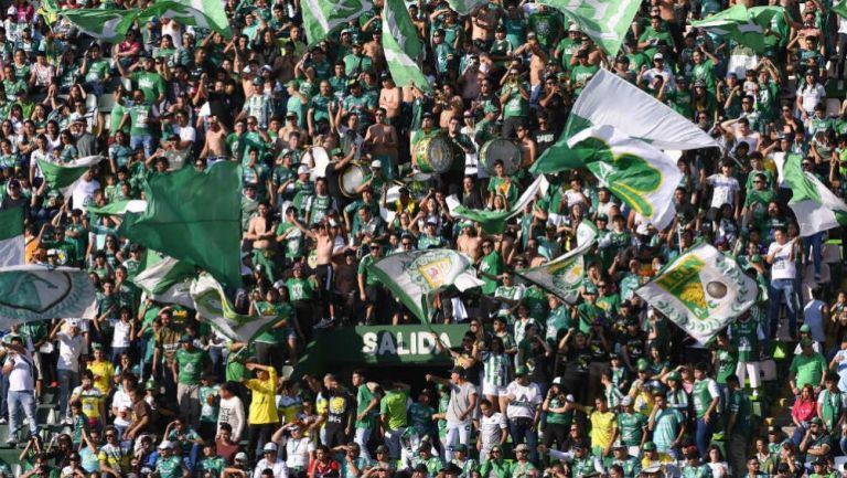 Afición de La Fiera en el Estadio León