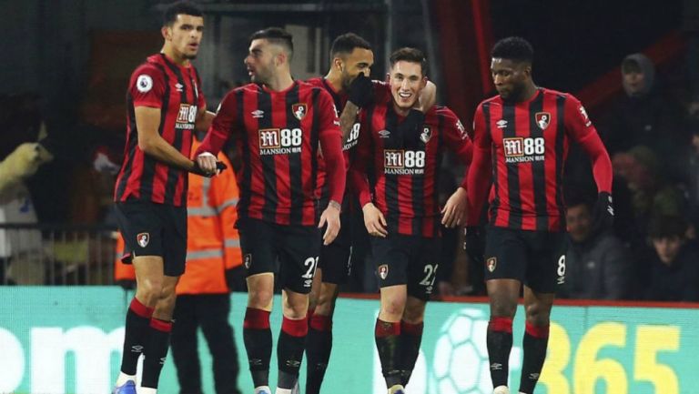 Jugadores del Bournemouth en festejo