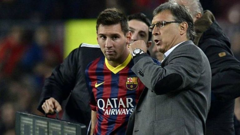 Gerardo Martino en su etapa con Barcelona