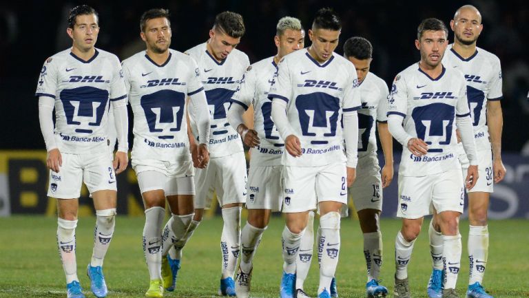 Pumas en partido de la Liga MX