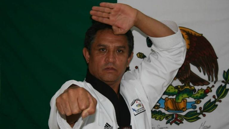 Reynaldo Salazar en entrenamiento