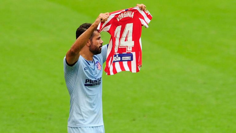 VIDEO: Diego Costa dedicó gol a jugadora del Atlético que se operó tumor cerebral