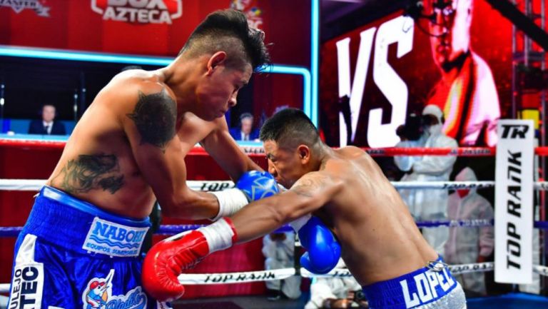 Vaquero Navarrete ganó por KO técnico en el regreso del box tras el coronavirus