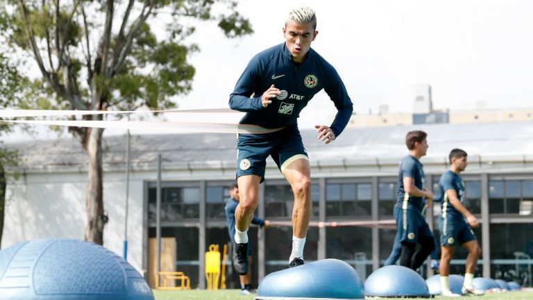 América en entrenamiento