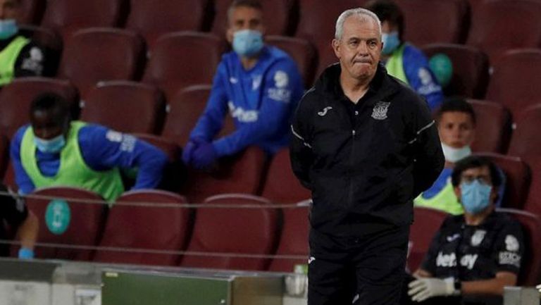 Javier Aguirre observa un duelo del Leganés en LaLiga