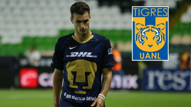 Pumas: Juan Ignacio Dinenno, en la mira de Tigres