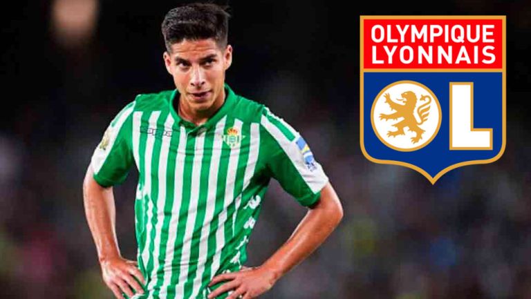 Diego Lainez, durante un partido con Betis