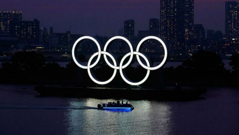 Aros olímpicos en Tokio